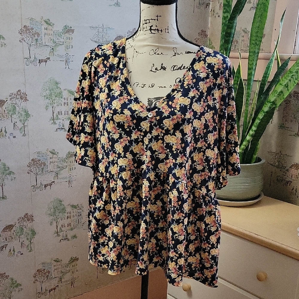 Ladies Peasant Style Top